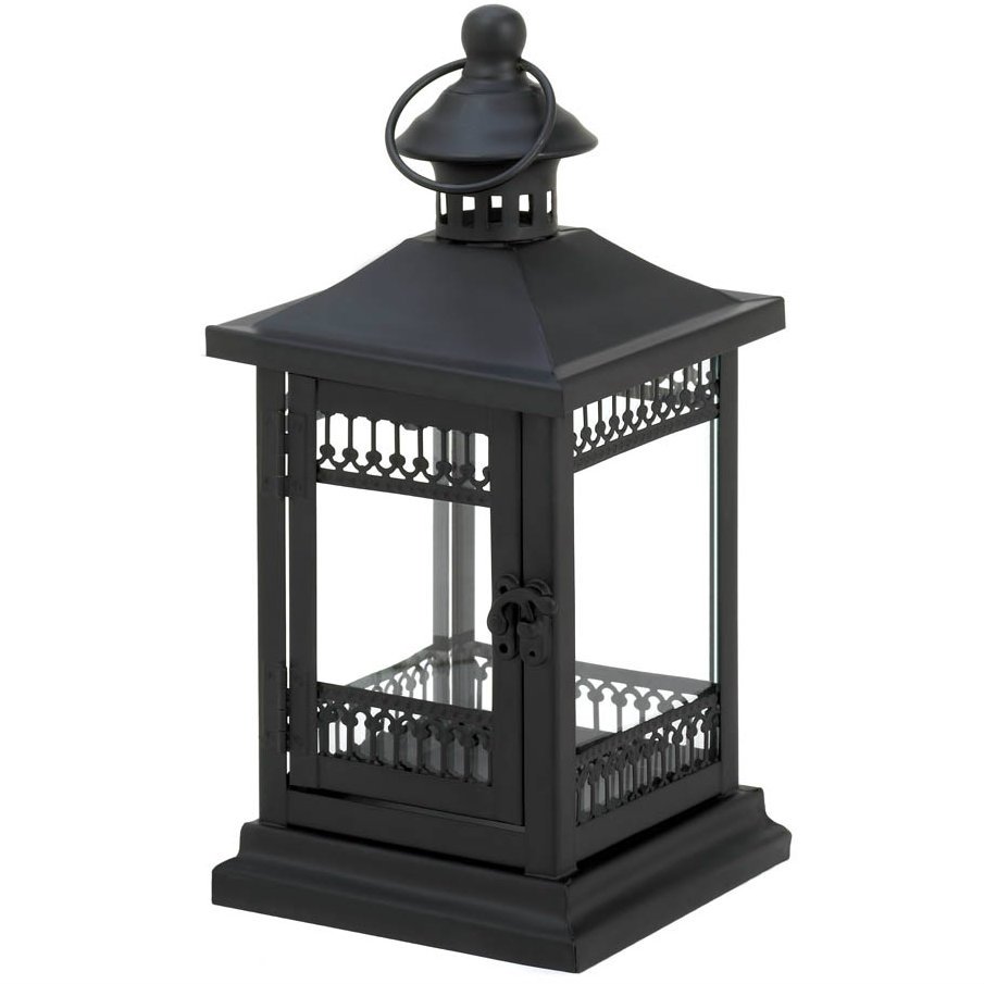 Victorian Style Candle Lantern - 10 inches