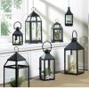 Iron Classic Candle Lantern - 12 inches
