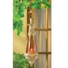 Golden Pendant Antique-Finish Candle Lantern
