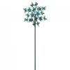 7-Foot Kinetic Butterflies Metal Garden Spinner Windmill