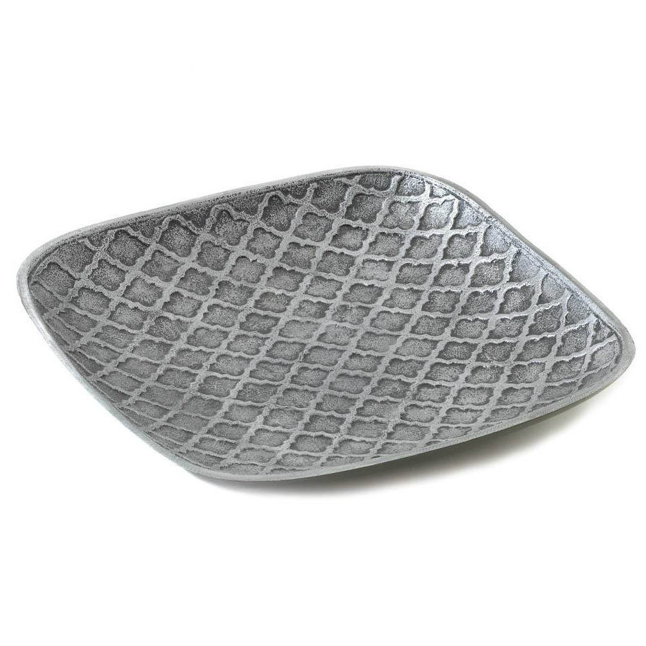 Aluminum Trellis-Stamped Decorative Plate