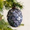 Artichoke Glass Ornament - Box of 4