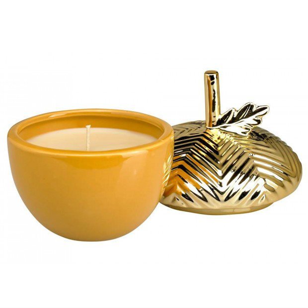 Ceramic Acorn Scented Candle - Maple Butter