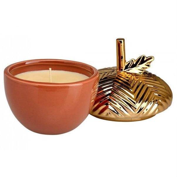 Ceramic Acorn Scented Candle - Pumpkin Souffle