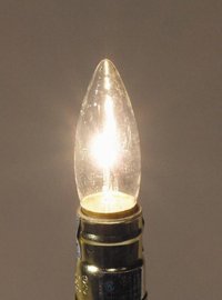 Clear 25W Torpedo Standard Bulb - 2 Pack