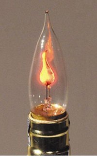 Clear 3.5W Flicker Standard Bulb