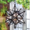 Hanging Multi-Point Star Candle Lantern