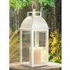 Distressed Candle Lantern - 12.5 inches