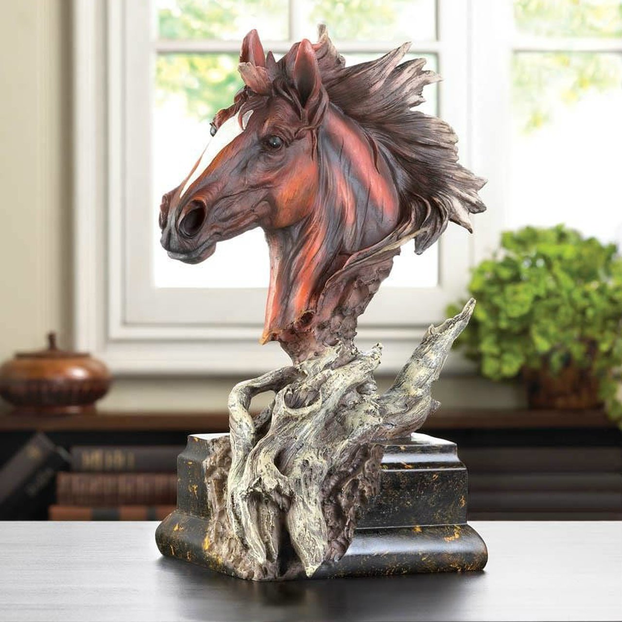 Driftwood Stallion Sculpture