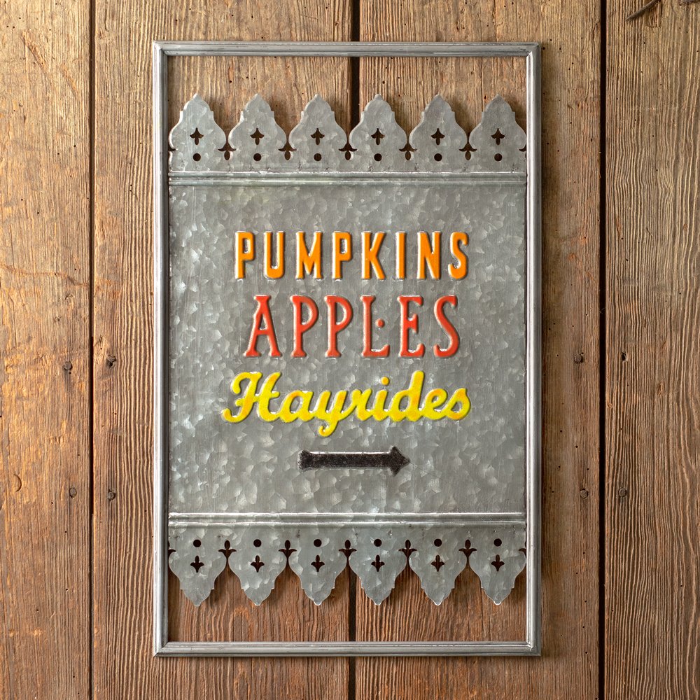 Fall Fun Metal Wall Sign