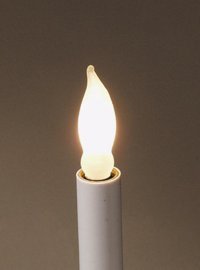 Frosted 7W Flame Tip Candelabra Bulb - 3 Pack