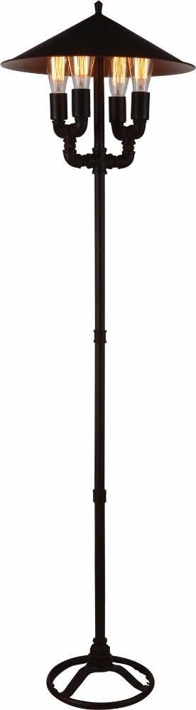 Industrial Metal Floor Lamp, Black SKU: BM161490