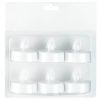 LED Flameless White Tealight Candles - Pack of 6