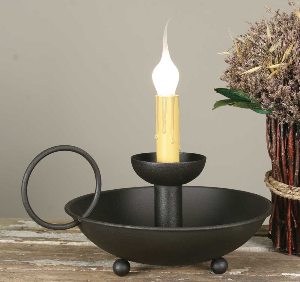 Large Dish Lamp - Rustic Brown (Light bulbs are not included)