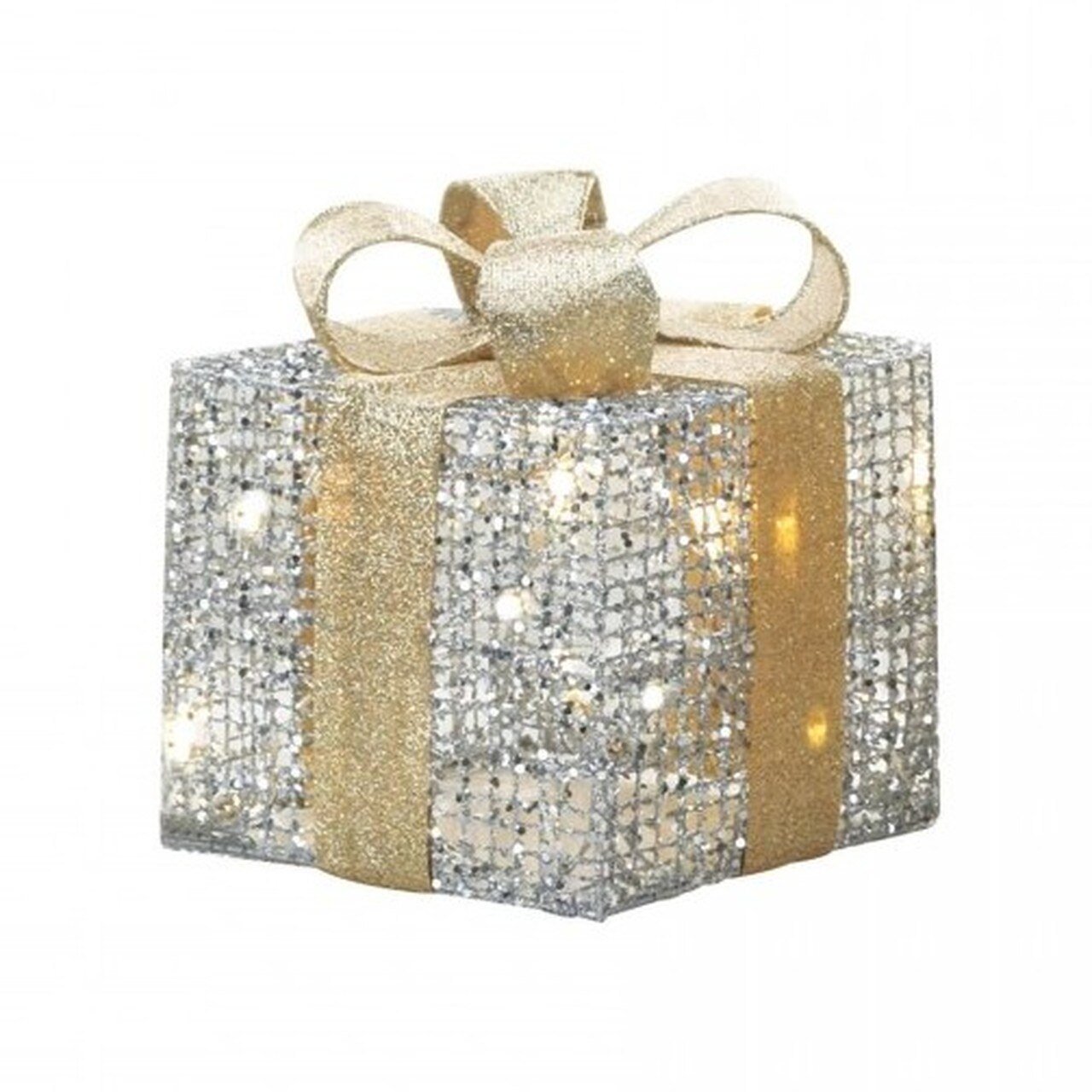 LightUp Gift Box Decor 9 inches