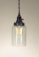 Medium Cylinder Jar Pendant Lamp (vintage bulb, not included)