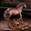 Mother and Foal Horse Statue Great for Father's day