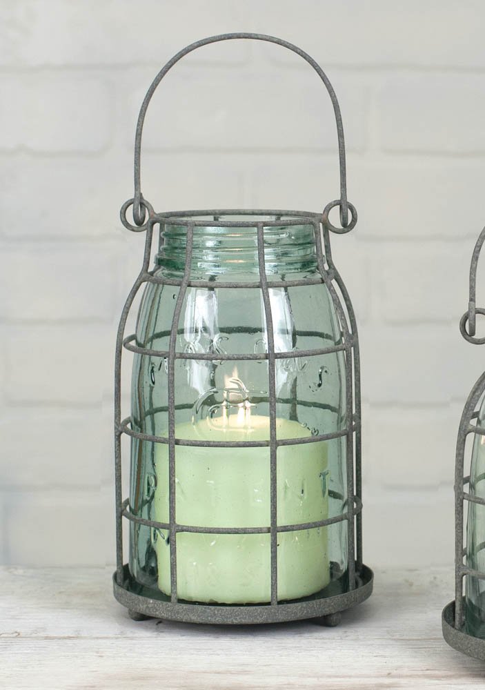Quart Mason Jar Candle Cage