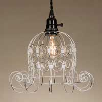Romantic Shabby Pendant Lamp (Light bulbs are not included)