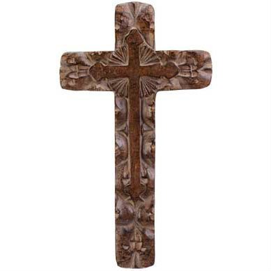 Rough-Hewn Wall Cross