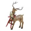 Rustic Reindeer Figurine - Looking Sideways