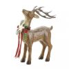Rustic Reindeer Figurine - Looking Up