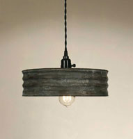 Sifter Pendant Lamp - Textured Grey (light bulb not included)