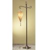 Spiral Design Floor Lamp with Tassel
