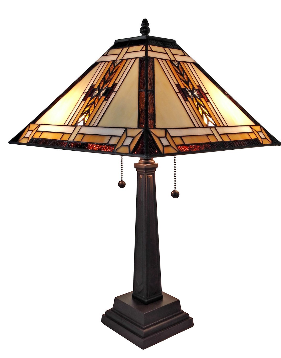 Tiffany Style Mission Design Table Lamp 22 In
