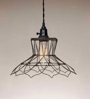 Vintage Wire Pendant Lamp