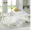 White Wood Breakfast-in-Bed Tray
