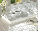 White Wood Breakfast-in-Bed Tray