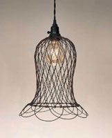 Wire Bell Pendant Lamp