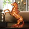 Wood-Look 17-inch Horse Statue