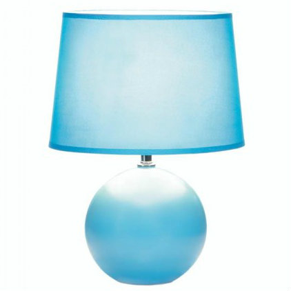 Ceramic Sphere Base Table Lamp - Blue