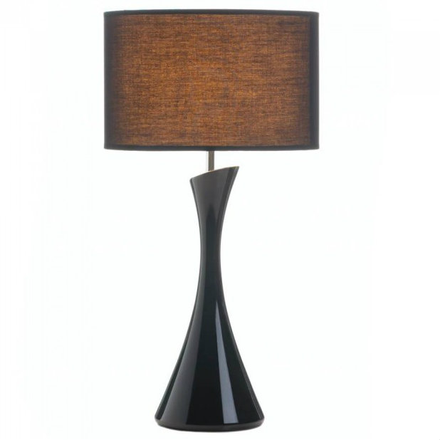 Sleek Modern Table Lamp - Black