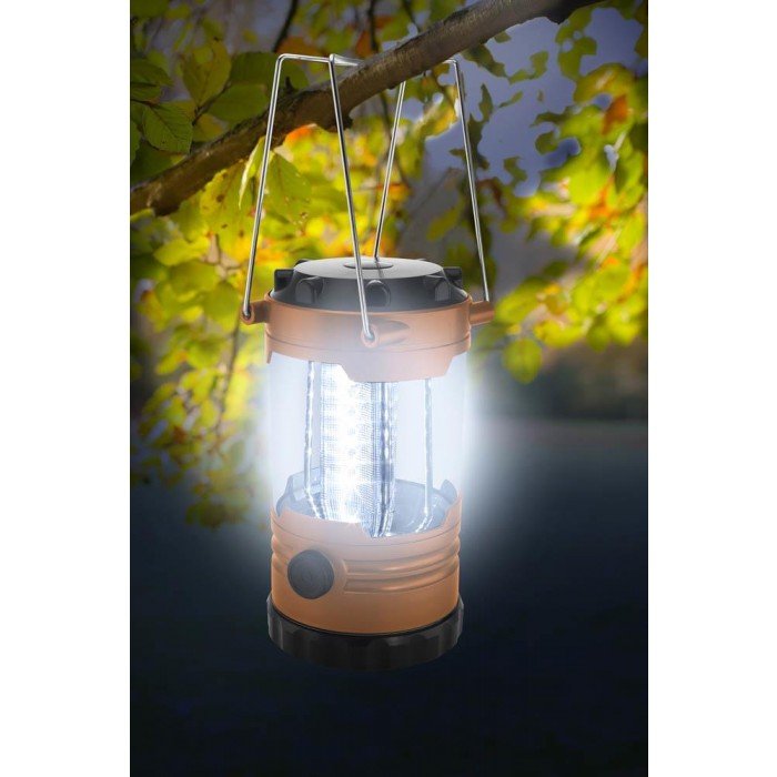 Copper-Finish Mini Camping Lantern